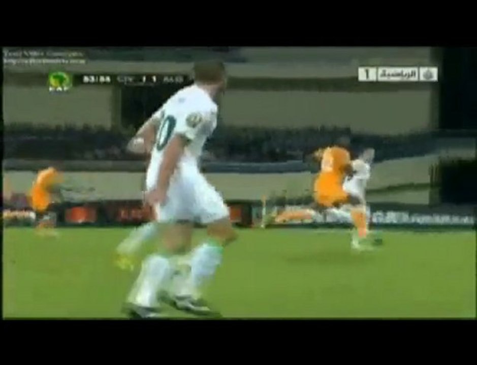 Cote d'Ivoire 2 - 3 Algérie - CAN 2010 - Quarts de finale