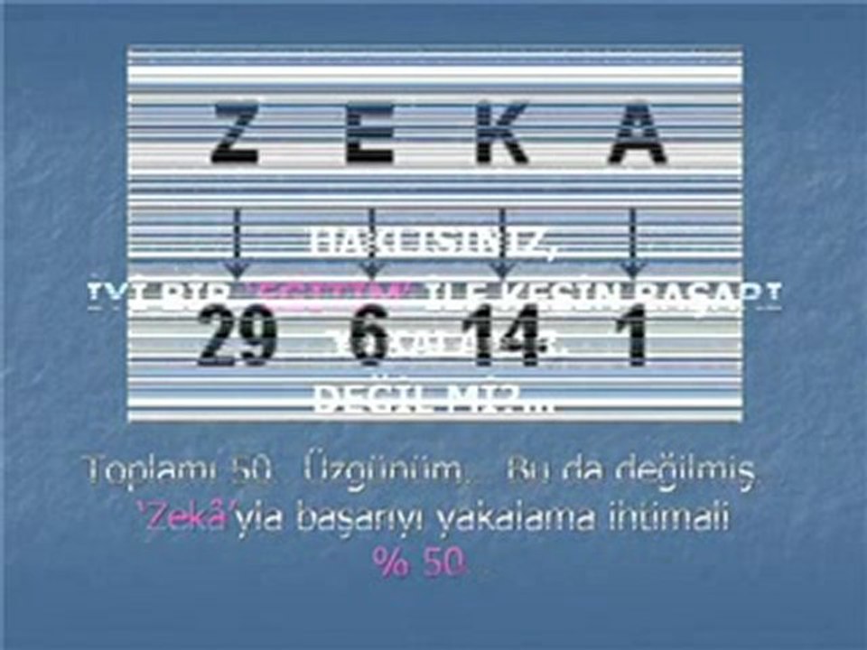 harflerin değeri