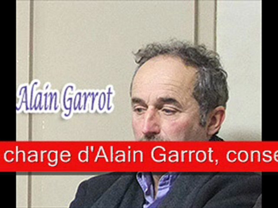 L'intervention d'Alain Garrot