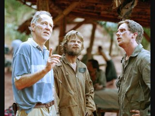 CHRISTIAN BALE ON THE SET