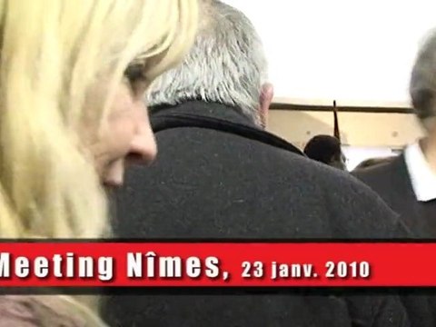 Régionales Languedoc Nîmes 23/01/10, A Gauche Maintenant