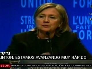 Espera un largo trabajo en Haití: Hillary Clinton