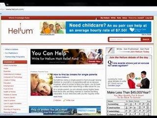 Make money writing online - AC and Helium review