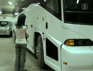 Tentative de sabotage sur un bus de Shen Yun