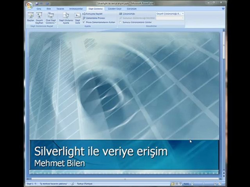 Silverlight ile veriye erişim (Video Ders)