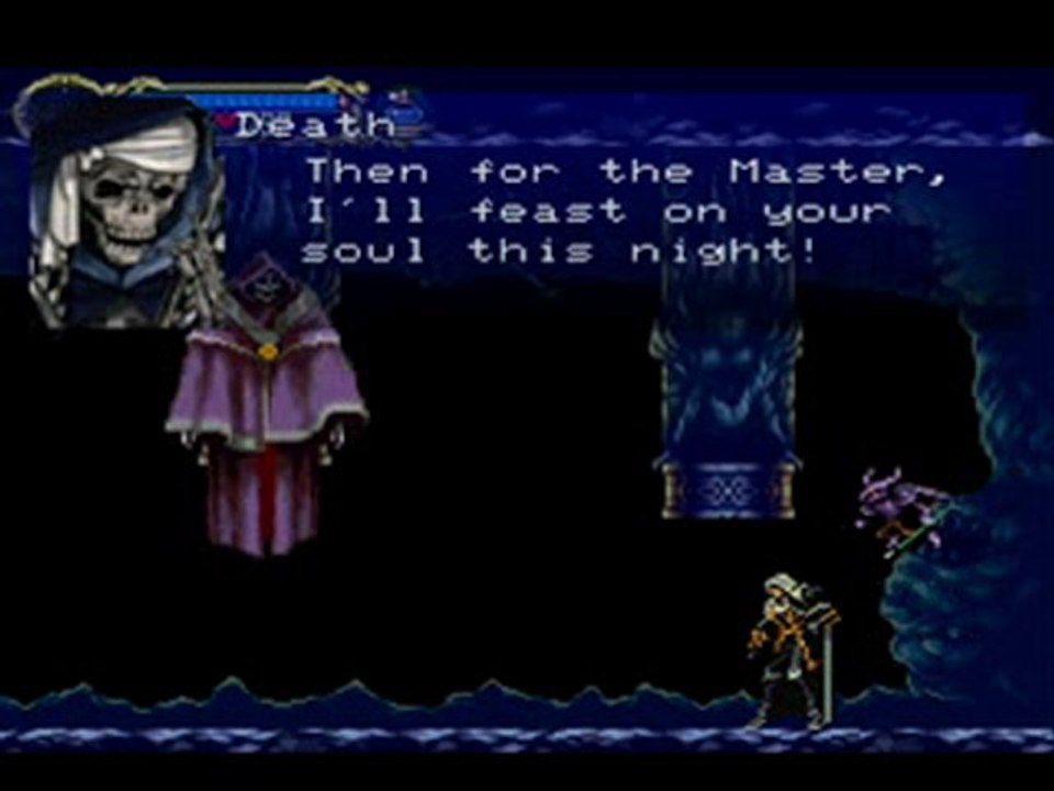 Castlevania: SotN Walkthrough/23 La Mort et l'épée d'Alucard