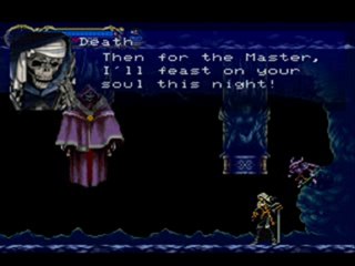 Castlevania: SotN Walkthrough/23 La Mort et l'épée d'Alucard