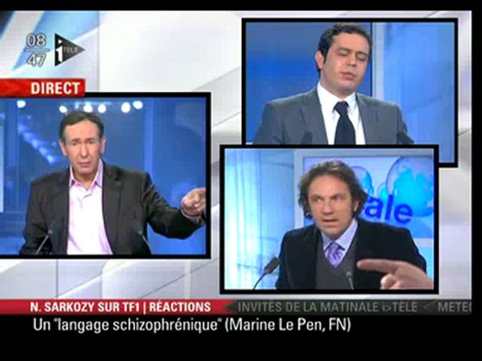 F. Lefebvre - La Matinale - iTélé - 25 janvier 2010