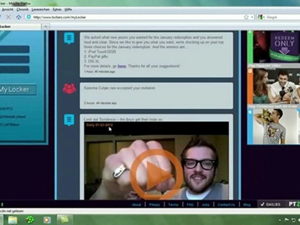 Lockerz.com? - scam? - free ipod touch and playstation 3?