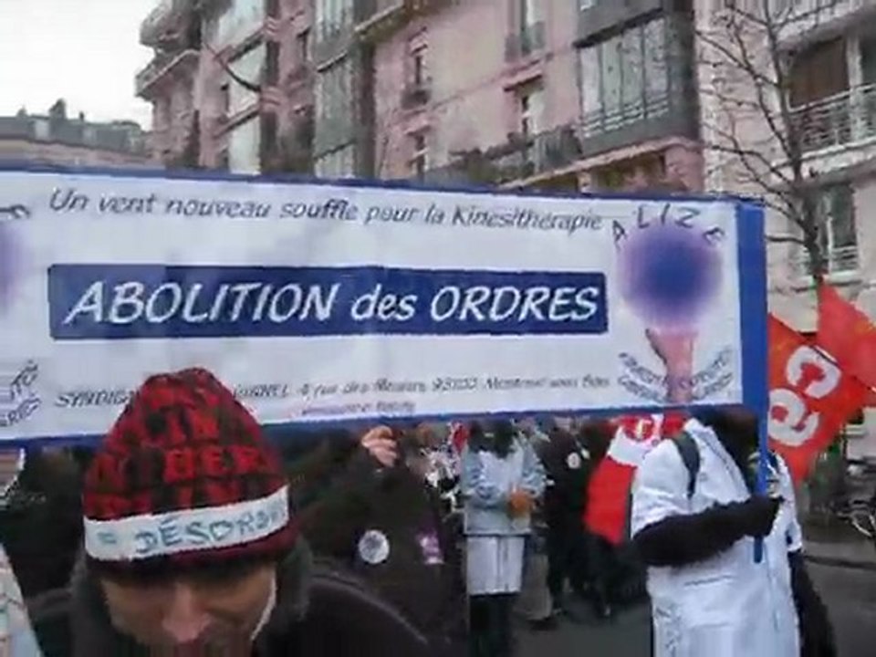 manisfestion contre ordre infirmier 26/01/10