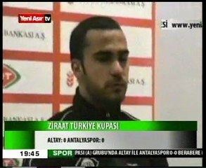 ALTAY 0-0 antalya   fuat yaman maç sonu