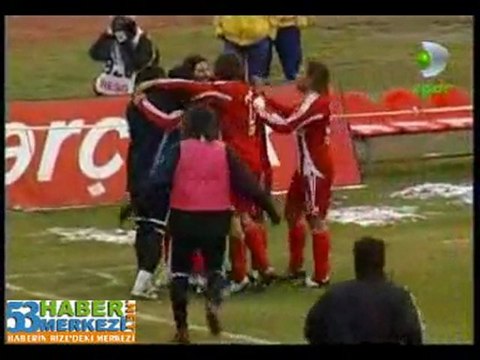 İŞTE BOLUSPOR-ÇAYKUR RİZESPOR MAÇI GOLLERİ