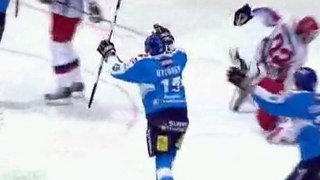 ice hockey russia suomi finland. hockey goalkeeper trouble