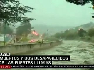 Sigue emergencia por lluvias en Bolivia