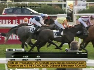 Vidéo Quinté à Cagnes 26 janvier 2010 PRIX CHARLES GASTAUD