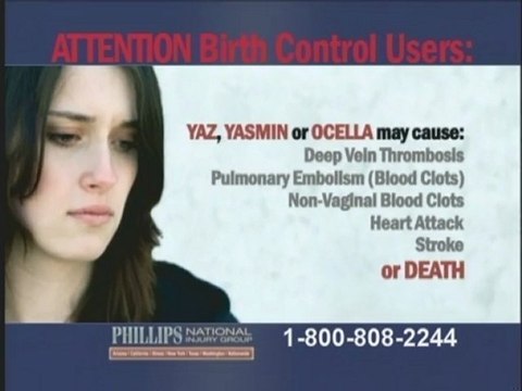 Ocella Birth Control Injury 800-808-2244