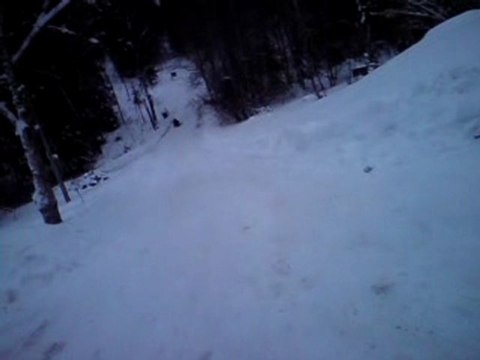 Mamma åker pulka med Mio