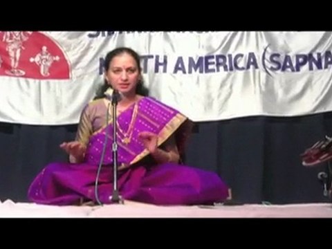 Dr. Nag Rao Presents Padmaja Sonti in SAPNA Concert