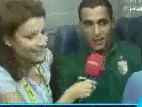 La Joie des Fennecs après le match contre la Côte d'ivoire