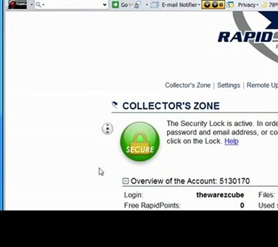 Premium RapidShare Points Generator get 1000 points