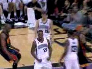 Donte Greene blocks the shot attempt late in the game to hel