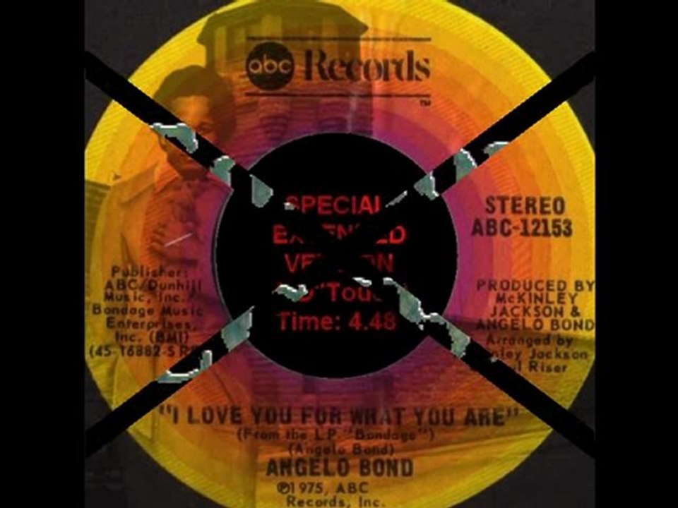 Angelo Bond - I love you for what you are (Extented)