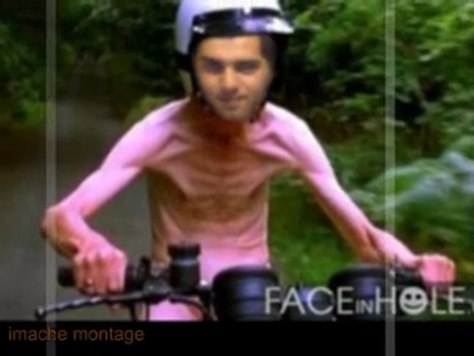 la famille en foto montage