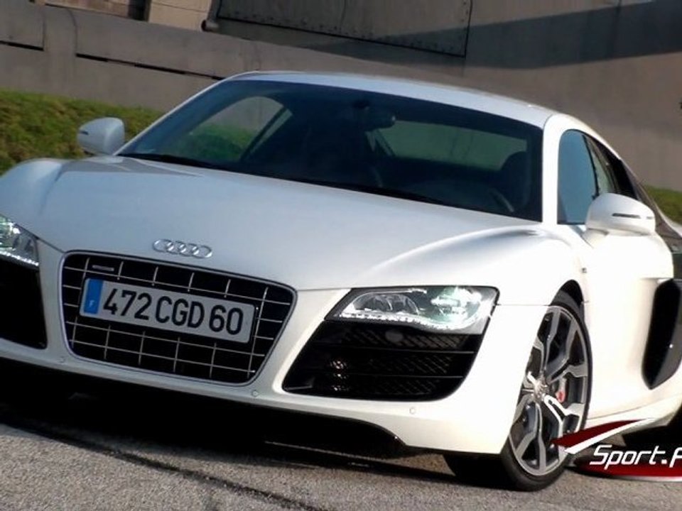 Essai Audi R8 V10 par Sport-Prestige