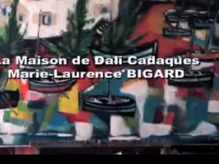 Tableau La maison de DALI Cadaques de Marie-laurence BIGARD
