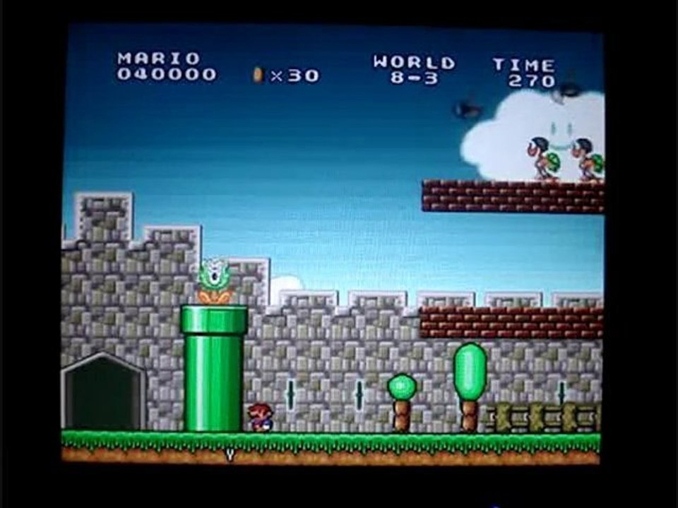 Video Spoil Super Mario Bros derniere partie