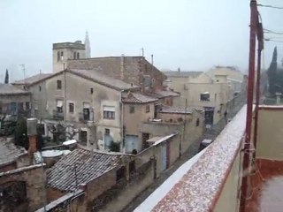 Nieve en castellar del valles 2010
