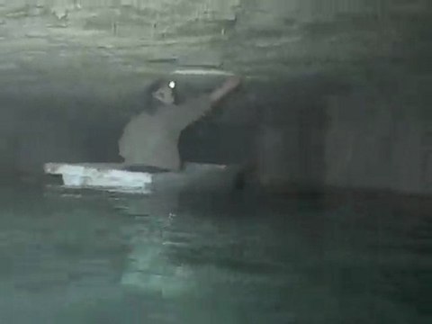 Sous l'eau en carrière