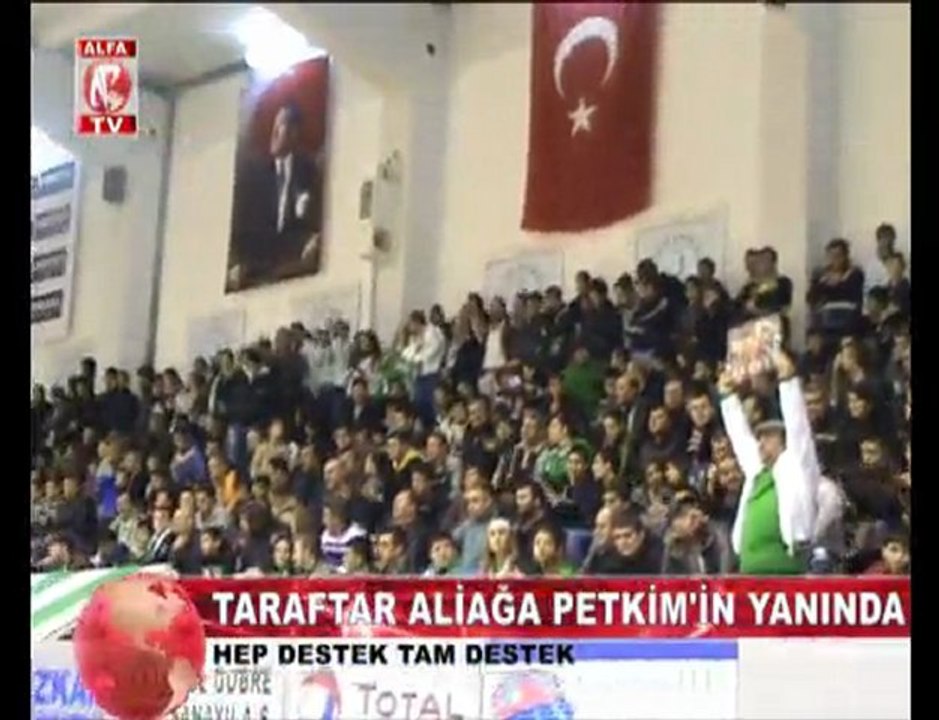 aliağa petkim taraftar desteği