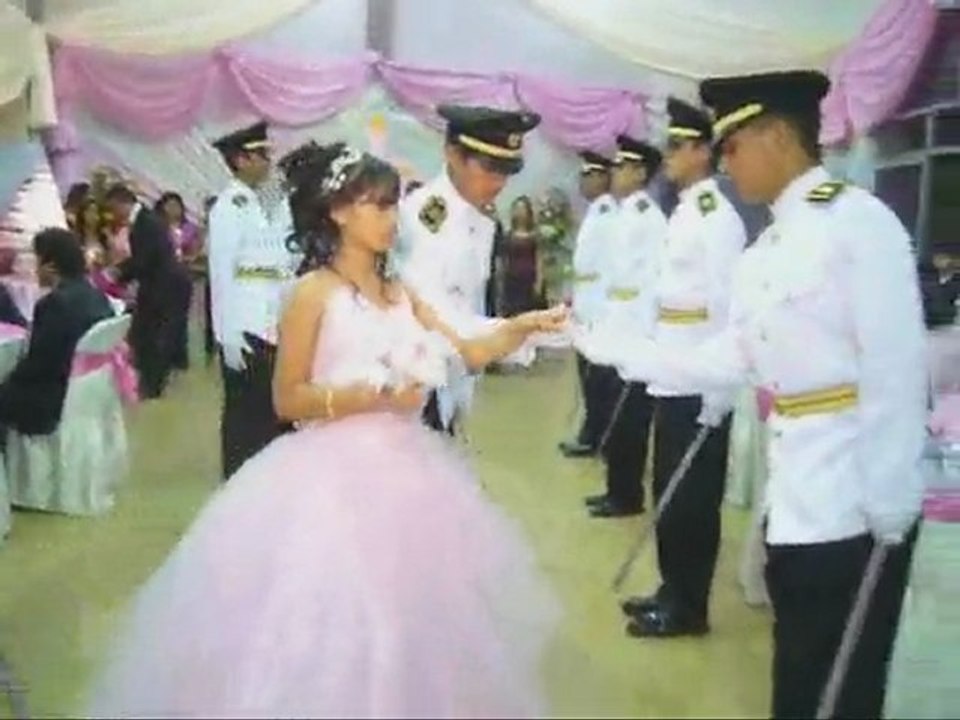 cruce de espadas "La Guardia dorada", eventos, quinceaños.