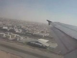 Landing Doha, atterrissage foireux à Doha - provenance Dubai