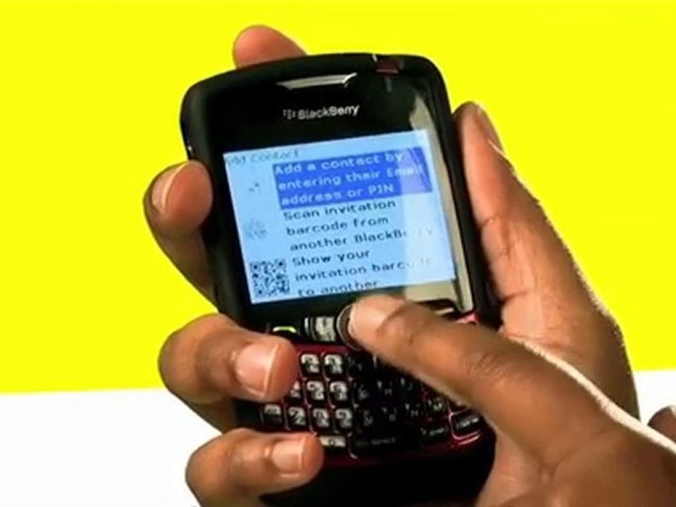 Collect Contact Info by Capturing Barcodes on a Blackberry