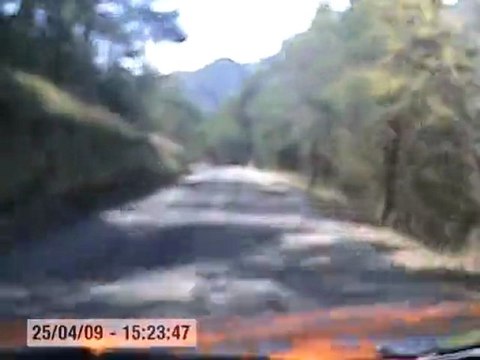 Camera embarquee Col de Braus - La cabanette 205 F2013