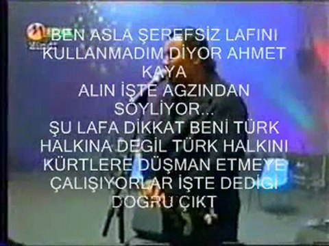 Ahmet kaya (Ölmeden önce Almanya'da yaptıgı son açıklama)