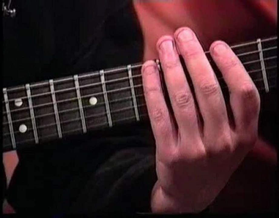 Plans, effets et phrasé rock à la guitare