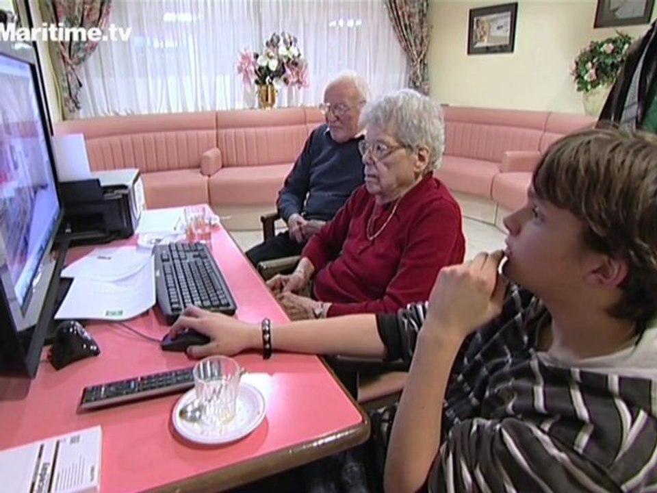 Ma grand-mère sur internet