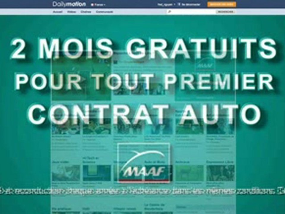 Habillage vidéo MAAF