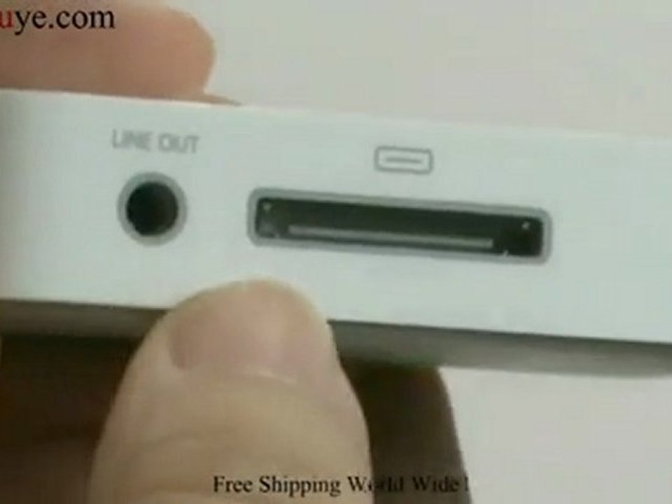 Cool White Universal Dock Charger for Apple iPhone 3G 3GS