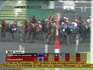 vidéo Quinté Vincennes 28 janvier 2010 PRIX DE LA THIERACHE