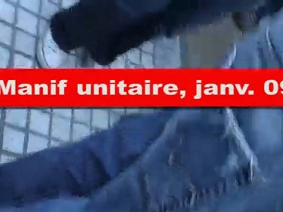 Manif unitaire, 29 janvier 2009, Montpellier