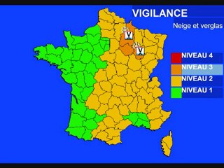 Météo 29 janvier 2010: vigilance neige