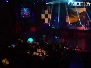 ALIZEE Interview dans les coulisses des Enfoirés par NICETV