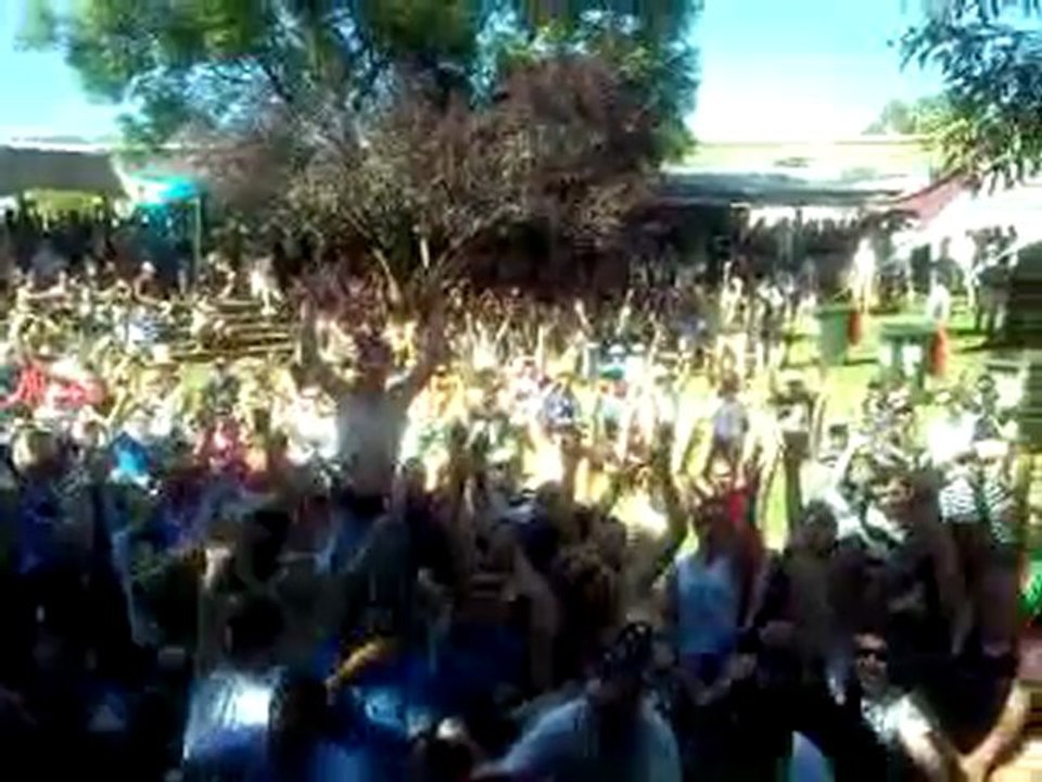 Wet tshirt crowd at Oasis Hotel