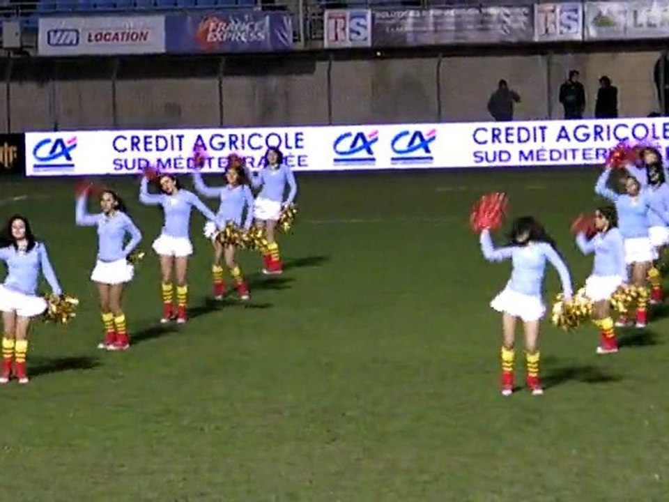 les flammes du roussillon USAP  vs Bourgoin