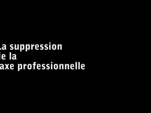 LA REFORME DE LA TAXE PROFESSIONNELLE