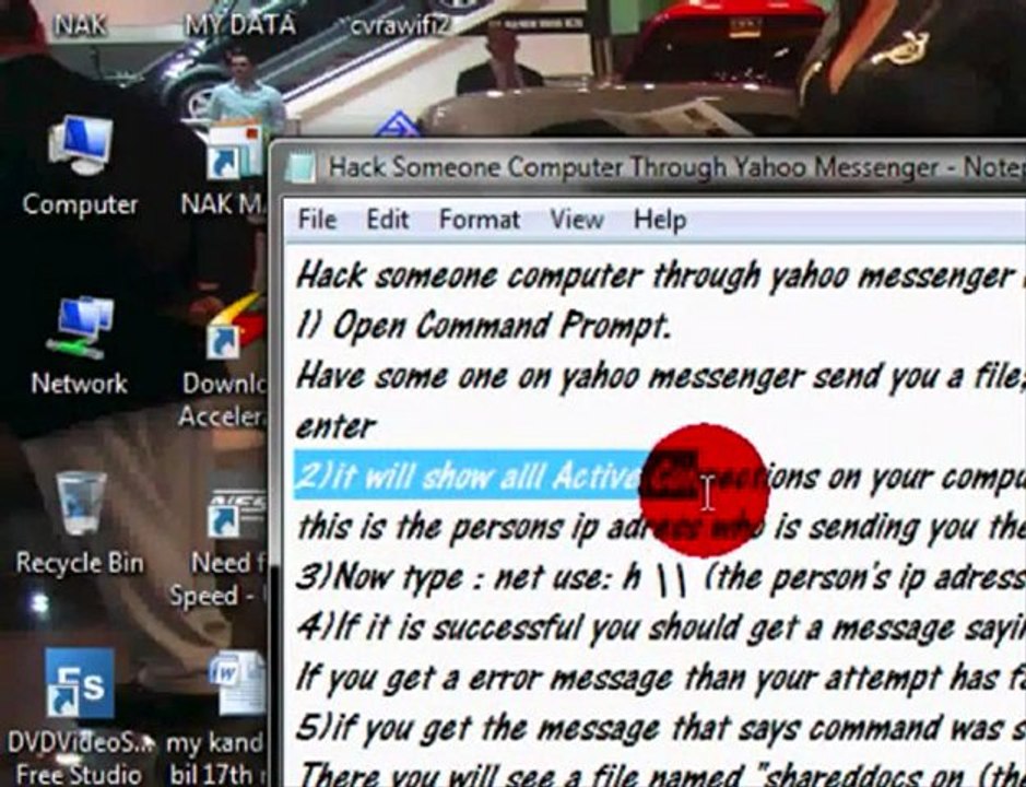 hack via yahoo